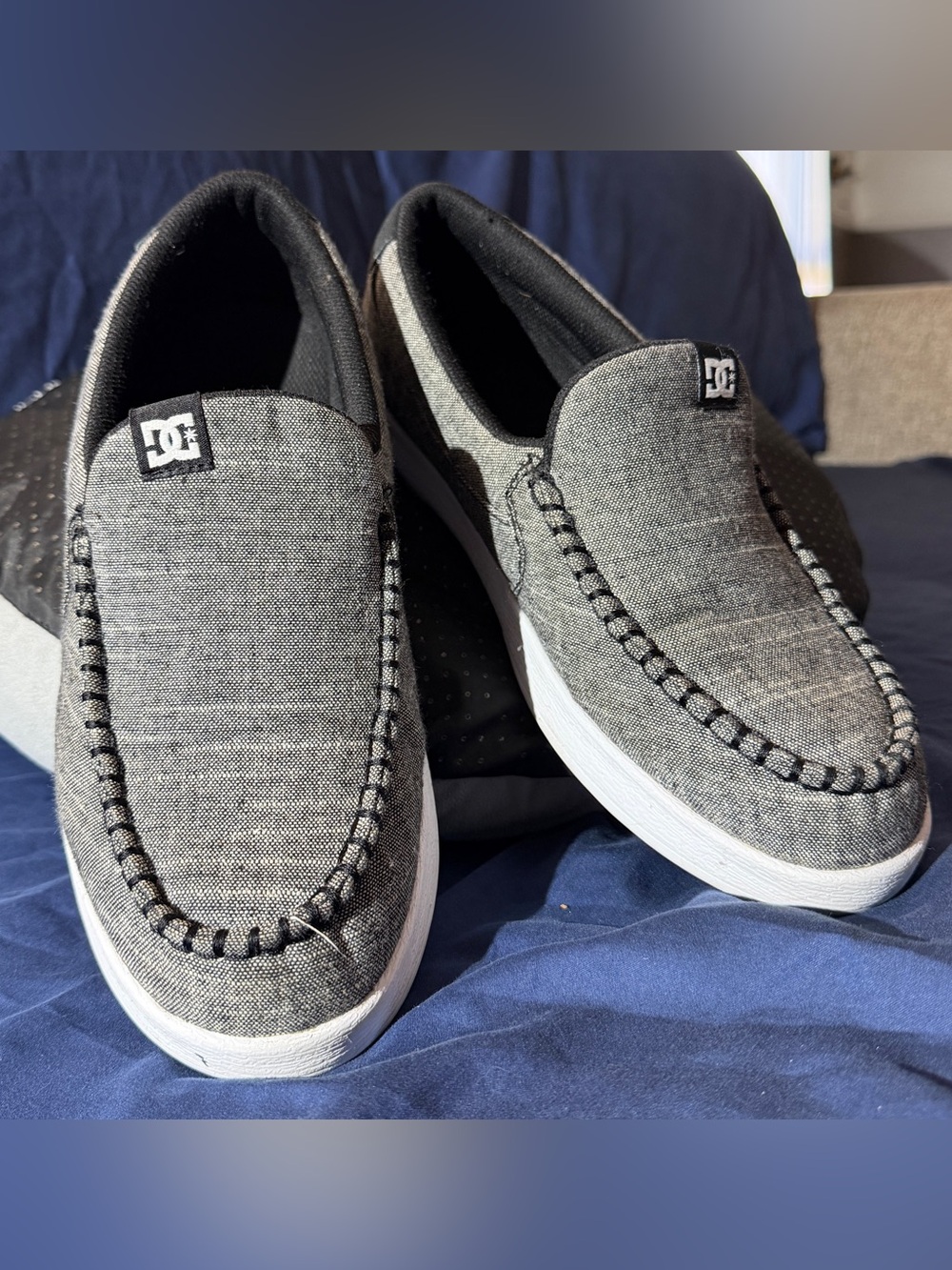 DC Gray Soft Loafers Men’s Size 10.5